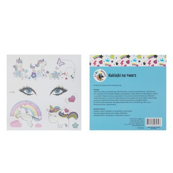 Naklejki Na Twarz 1, REBEL Unicorn, Różnokolorowy - Empik