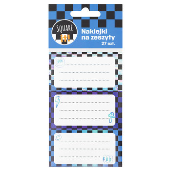 Naklejki Na Zeszyt, Square It!, 3 Wzory, 27 szt. - Empik