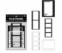 Naklejki Scrapbookingu Planera Retro Klatki Filmowe Samoprzylepne Vintage