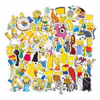 NAKLEJKI Simpsonowie MIX 50 szt