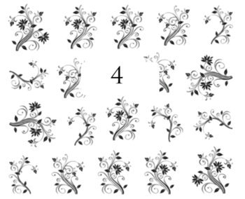 Naklejki wodne na paznokcie - nr 4 - inna