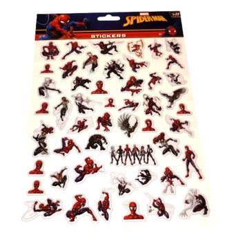 Naklejki wypukłe Marvel Spider-Man ok. 50 sztuk - Inna marka