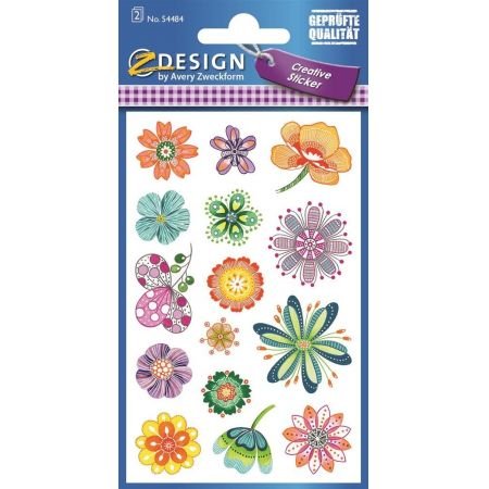 Naklejki Z Design Kids Hedgehog Stickers - 18 Creative Paper Stickers On 3 Sheets For Crafts
