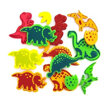 Naklejki Z Pianki Dinozaury, 26 Szt. - dpCraft