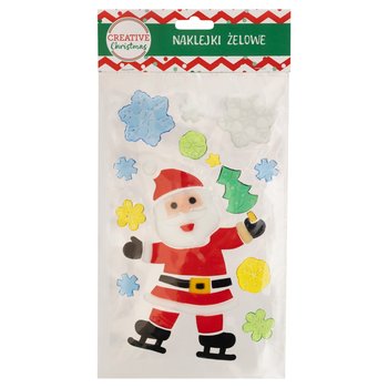 Naklejki żelowe, Creative Christmas, Mikołaj - Empik