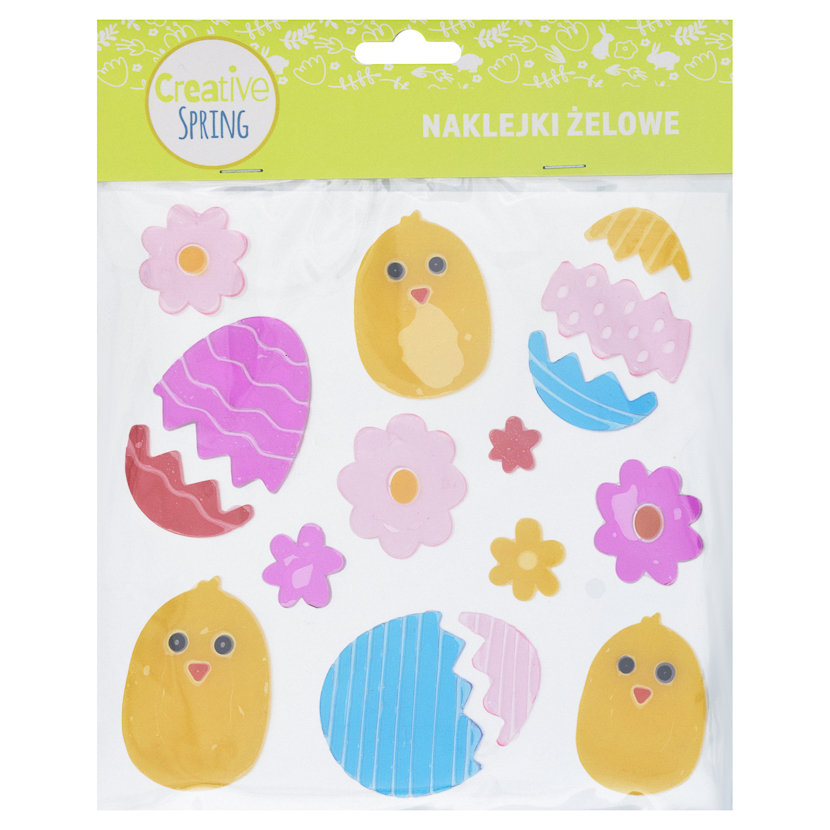 Naklejki żelowe, Creative Spring, Kurczaki i pisanki - Empik | Sklep ...