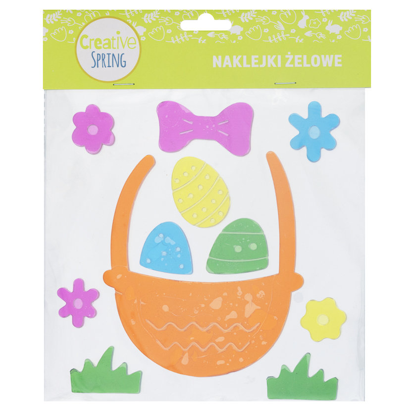 Naklejki żelowe, Creative Spring, Wielkanocny koszyczek - Empik | Sklep ...