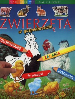 Naklejkowe łamigłówki. Zwierzęta w gospodarstwie - Beaumont Emilie