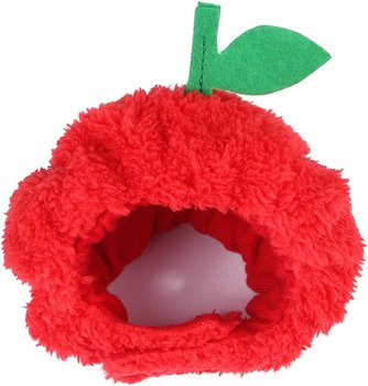 Nakrycie głowy dla zwierząt, miękka opaska, uroczy kapelusz w kształcie jabłka, ciepła czapka, nakrycie głowy dla zwierząt, dodatek do kostiumu dla kota, kociaka, szczeniaka i małego psa - Inna marka