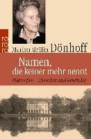 Namen, die keiner mehr nennt Donhoff Marion Grafin