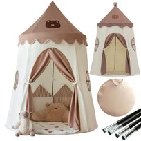 Namiot dla dzieci beżowy miś