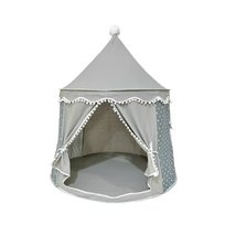 Namiot Dla Dzieci Do Pokoju Ogrodu Domu Zamek Pałac Składany Tipi Szary