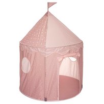 Namiot dla dzieci, Ø 100 cm, poliester, różowy