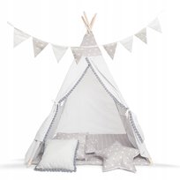 Namiot dla dzieci TIPI POMPON+STABILIZATOR STELAŻA