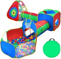 Namiot Dla Dzieci Z Tunelami 5W1 + Tarcza