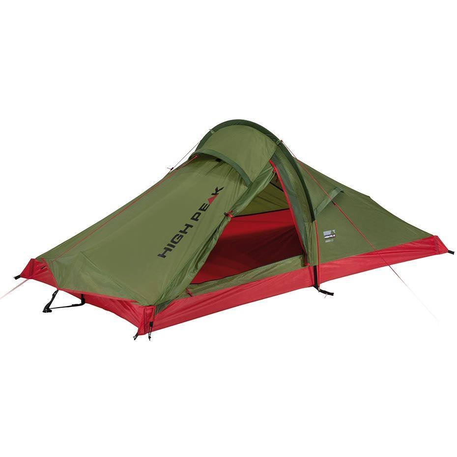 Namiot High Peak Siskin 2.0 Lw Zielono-Czerwony 10330-Zdjęcie-0
