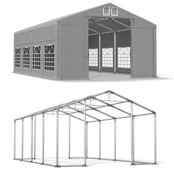 Namiot Imprezowy Całoroczny 5x8 Szary WINTER ISD - Das Company