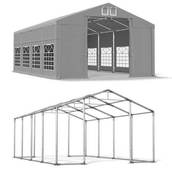 Namiot Imprezowy Całoroczny 8x8 Szary WINTER ISD - Das Company