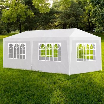 Namiot ogrodowy VIDAXL, biały, 6x3x2,5 m - vidaXL