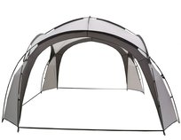 Namiot ogrodowy z torbą GOODHOME, szaro-czarny, 350x350 cm