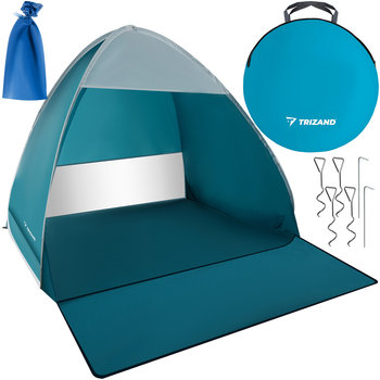 Namiot Plażowy Parawan Samorozkładający Duży Ogrodowy XL na Plażę 150x120cm TRIZAND - Trizand