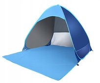 Namiot Plażowy Samorozkładający 110X165X150Cm Niebieski Perfectlife