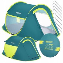 Namiot Turystyczny Kempingowy 2 Osobowy 223x145 Pop-UP Torba Bestway 68086 Bestway