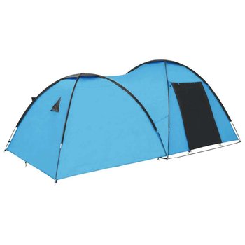 Namiot turystyczny typu igloo, 450x240x190 cm, 4-os., niebieski - vidaXL
