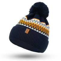 Nandy Czapka Męska Pomponem Na Zimę Ciepła Ocieplana Polar Zimowa Norweska - Ncm-2311241-19 NANDY