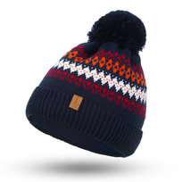 Nandy Czapka Męska Pomponem Na Zimę Ciepła Ocieplana Polar Zimowa Norweska - Ncm-2311242-19 NANDY