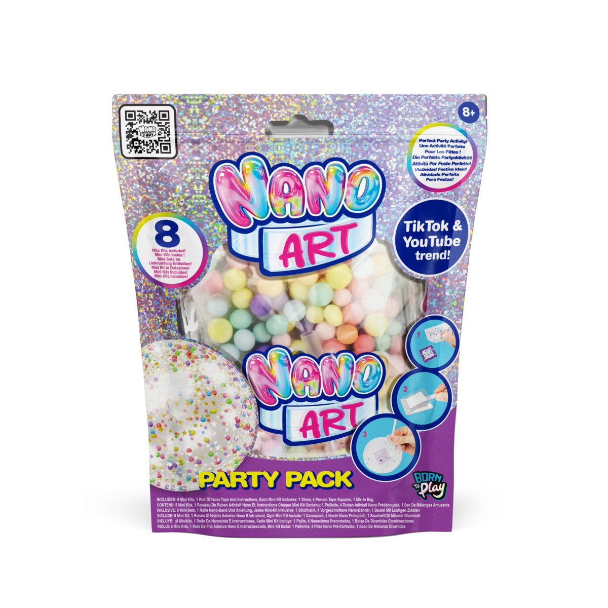 Nano Art - Animales, Pack Medio, 2 Rollos de Cinta, Accesorios y rotuladores, Slime y Sprinkles,Bizak (64484119 Nano Art - Animales, Pack Medio, 2 Rollos de Cinta, Accesorios y rotuladores, Slime y Sprinkles,Bizak (64484119