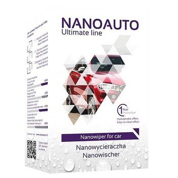 NANOAUTO NANOWIPER - Niewidzialna wycieraczka - zestaw do ochrony i hydrofobizacji szyb 60/60ml - NANOAUTO