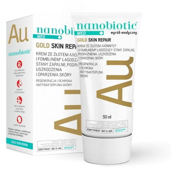 Nanobiotic, Gold Skin Repair, Krem do twarzy, 50 ml - NANOBIOTIC