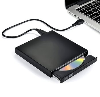 NAPĘD CD-R/DVD-ROM/RW SLIM ZEWNĘTRZNY USB NAGRYWARKA PRZENOŚNY DO LAPTOPA - Reagle