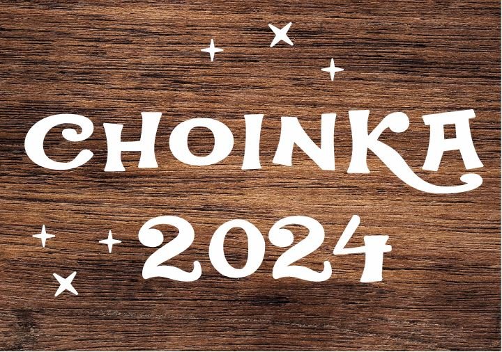 NAPIS CHOINKA 2024 wycinanka z kartonu XL AKATJA Sklep