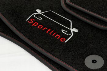 Napis Sportline Dywaniki Welurowe Do Audi Q3 I 8U - motohobby.pl