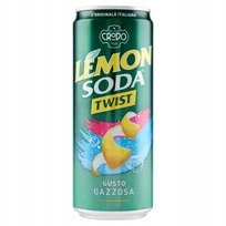 Napój gazowany bez cukru Twist 330ml - Lemon Soda Lemonsoda
