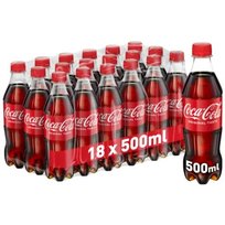 Napój gazowany Coca Cola w butelce 18x500ml -  Coca-cola COCA COLA