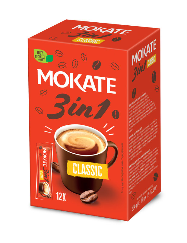 Napój Kawowy 3w1 Classic Mokate Mix Kawowy Instant 12 Saszetek - Mokate ...