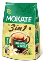 Napój Kawowy Kawa 3w1 Instant  Mix Kawowy Kardamon Wanilia Mokate 17gx12