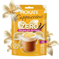 Napój Kawowy Kawa Cappuccino Mokate Wanilia Śmietanka 20g Bez Dodatku Cukru