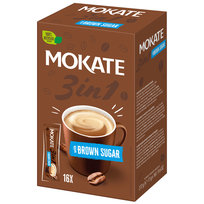 Napój Kawowy Kawa Rozpuszczalna 3w1 Instant Brown Sugar Mokate 17g x 16szt