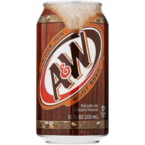 Napój korzenny A&W Root Beer gazowany od 1919 355 ml - w puszce, 12 fl oz, 170 kalorii Inny producent