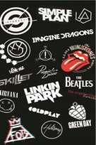 Naprasowanka Aplikacja  Naklejka Zespół Rockowy Nirvana Linkin Park Beatles Atram