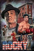 Naprasowanka Aplikacja Termo Naklejka Film Rocky Balboa Sylvester Stallone Atram