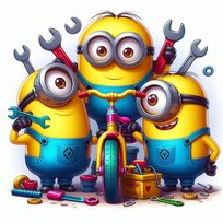 Naprasowanka Aplikacja Termo Naklejka Na Odzież Minionki Rozrabiają