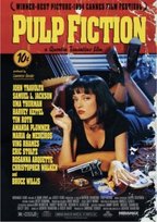Naprasowanka Aplikacja Termo Naklejka Na Odzież PULP FICTION Kultowy Film Atram