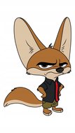 Naprasowanka Aplikacja Termo Naklejka Na Odzież Zootopia Finnick Sticker&nbsp;-&nbsp;Atram