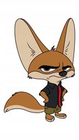 Naprasowanka Aplikacja Termo Naklejka Na Odzież Zootopia Finnick Sticker