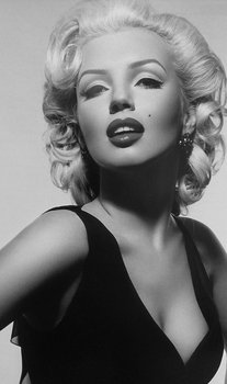 Naprasowanka Marilyn Monroe moda modelka styl 7 - Zebra